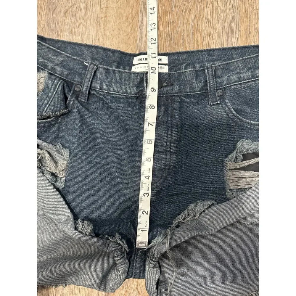 One Teaspoon Women’s Bandits Denim Shorts Size 30